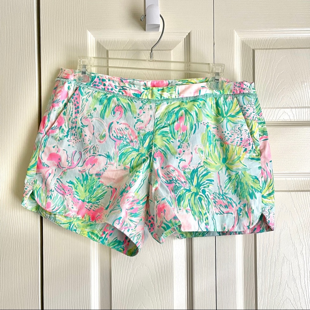 Lilly Pulitzer pink & aqua shorts